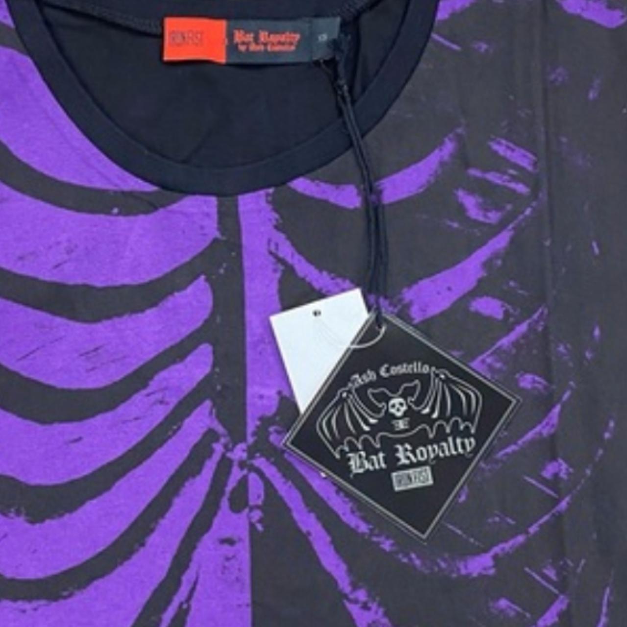Iron Fist Women's Black and Purple T-shirt (2)