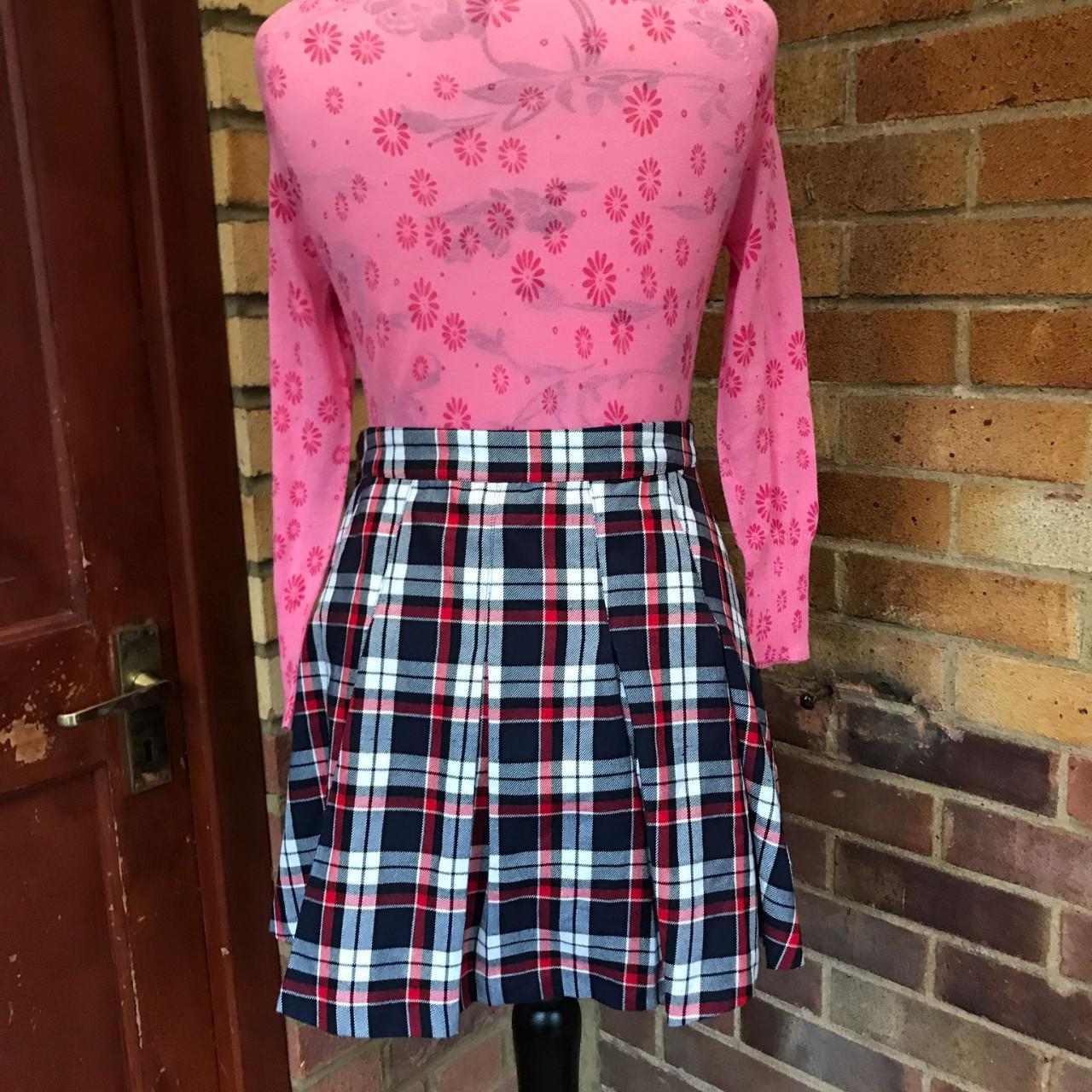 Checkered Mini Skirt Size 10 Y2k Depop