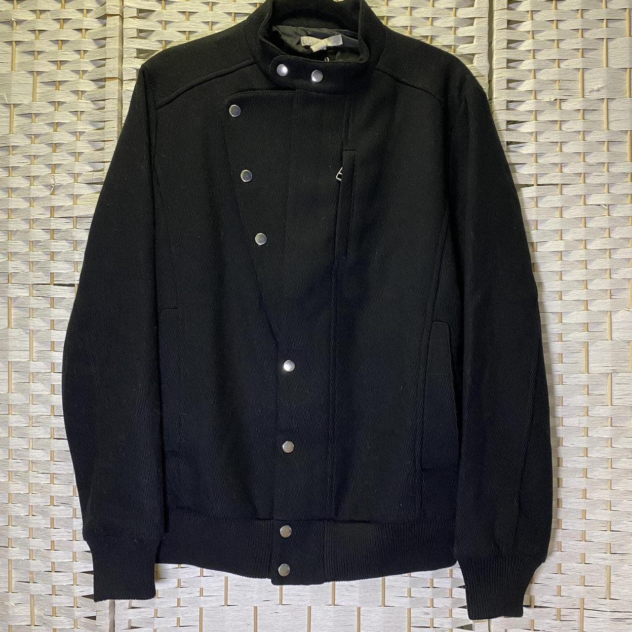 adidas slvr Black size M Wool Bomber Jacket