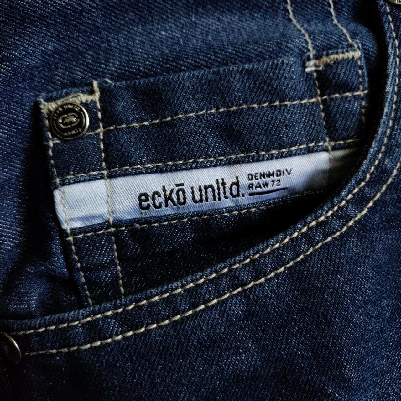 Ecko Unltd. Men's Navy and Blue Shorts | Depop