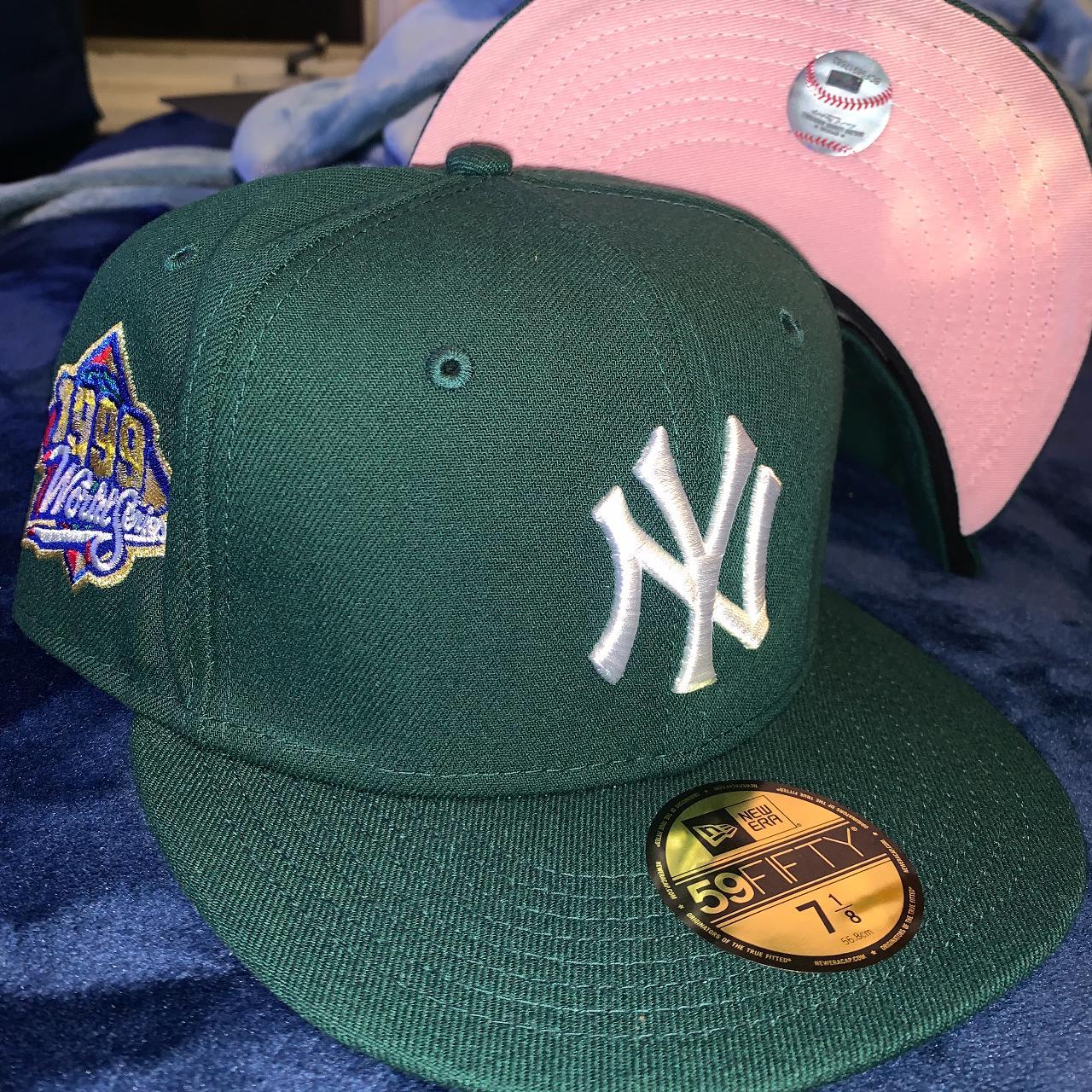 New Era New York Yankees 1953 WS Green Eggs Hat Club Exclusive 59FIFTY Fitted Hat Green/Pink