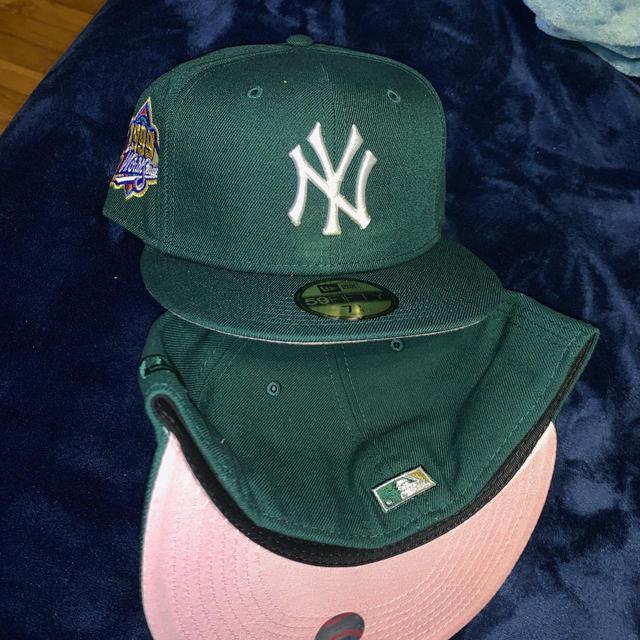 New Era New York Yankees 1953 WS Green Eggs Hat Club Exclusive 59FIFTY Fitted Hat Green/Pink