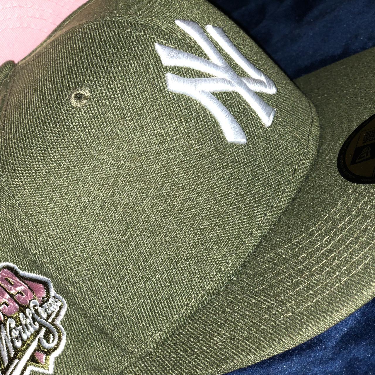 New York Yankees fitted hat pink UV Subway series - Depop