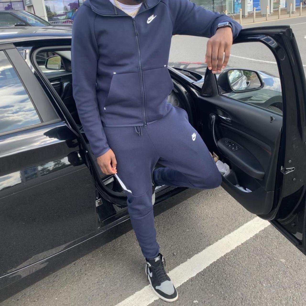 mens navy tech fleece