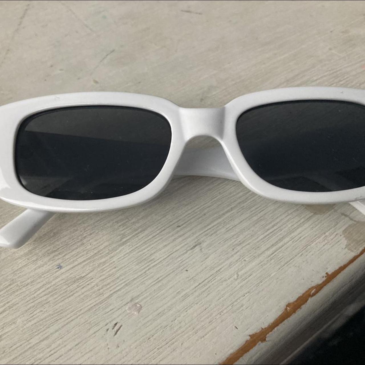 Women's White Sunglasses | Depop