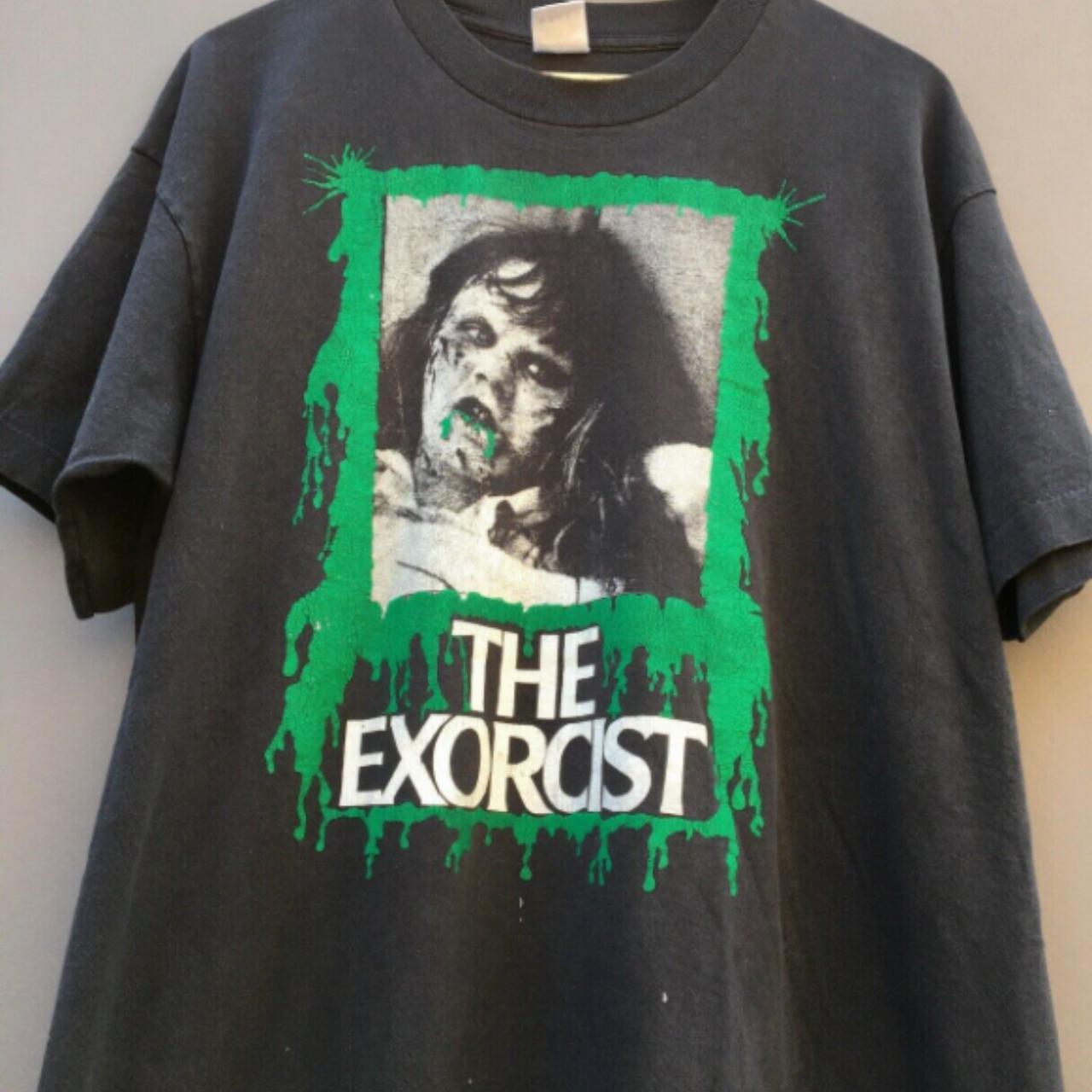 VTG 90'S THE EXORCIST HORROR MOVIE T-SHIRT TEE RARE | Depop