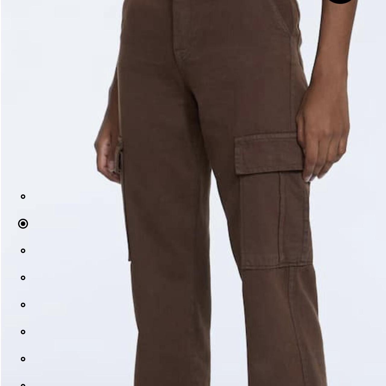 Brown Stradivarius cargo pants Never worn before... Depop