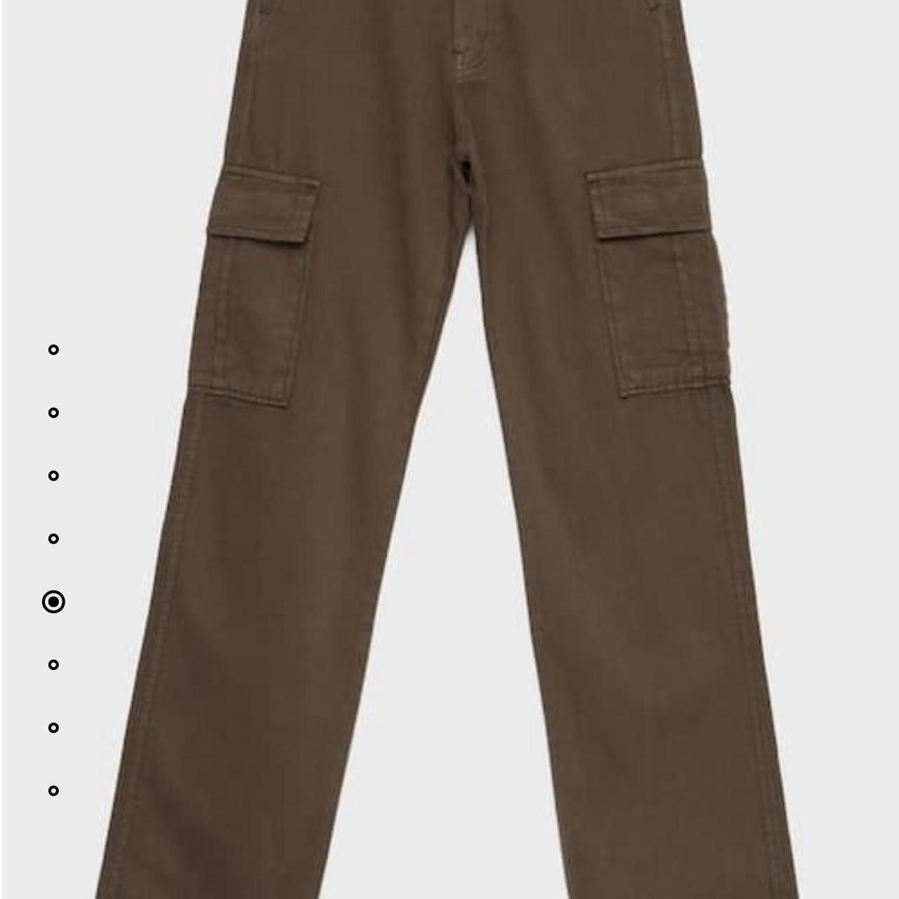 Brown Stradivarius cargo pants Never worn before... Depop