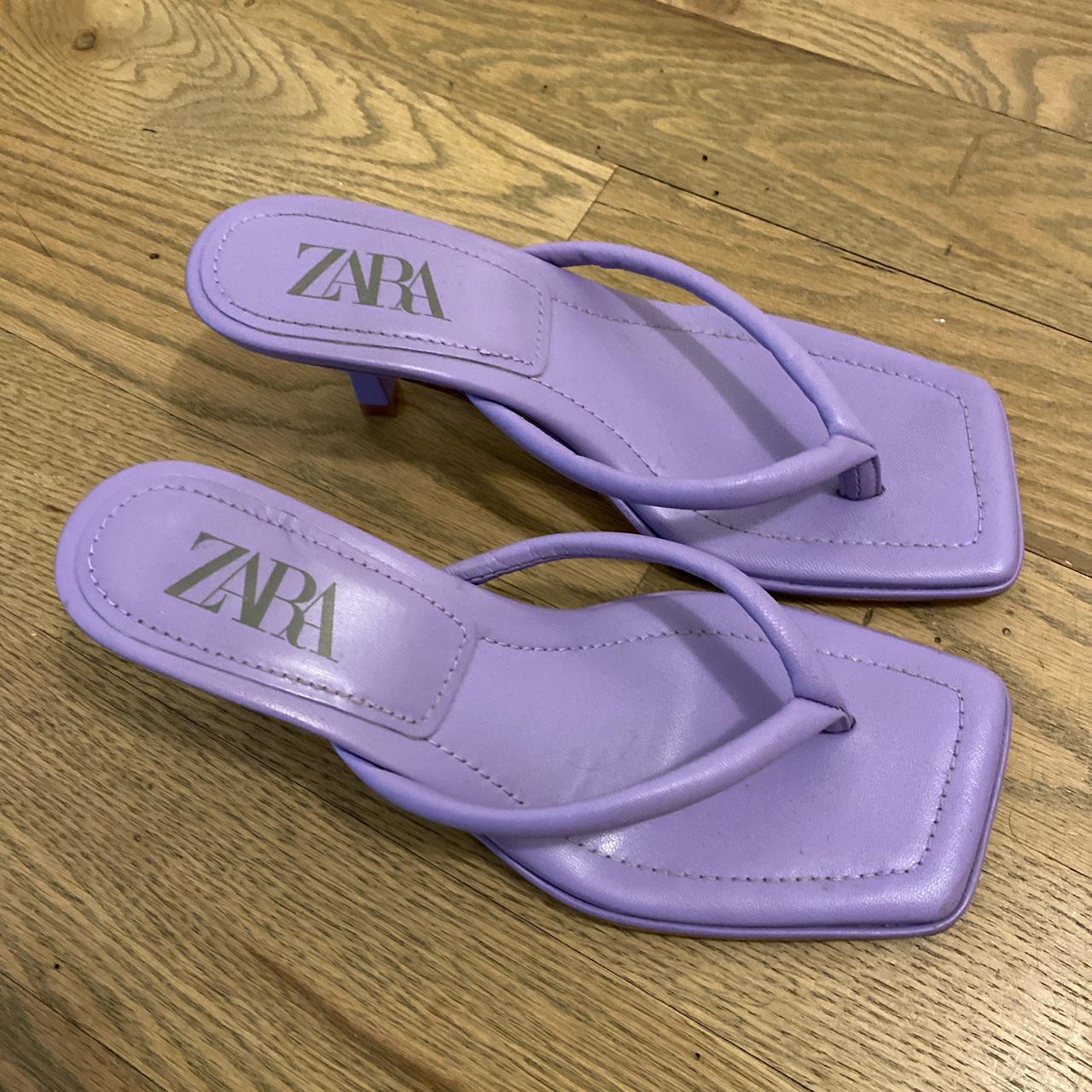 Product Image 1 - Zara lilac sandal heels size