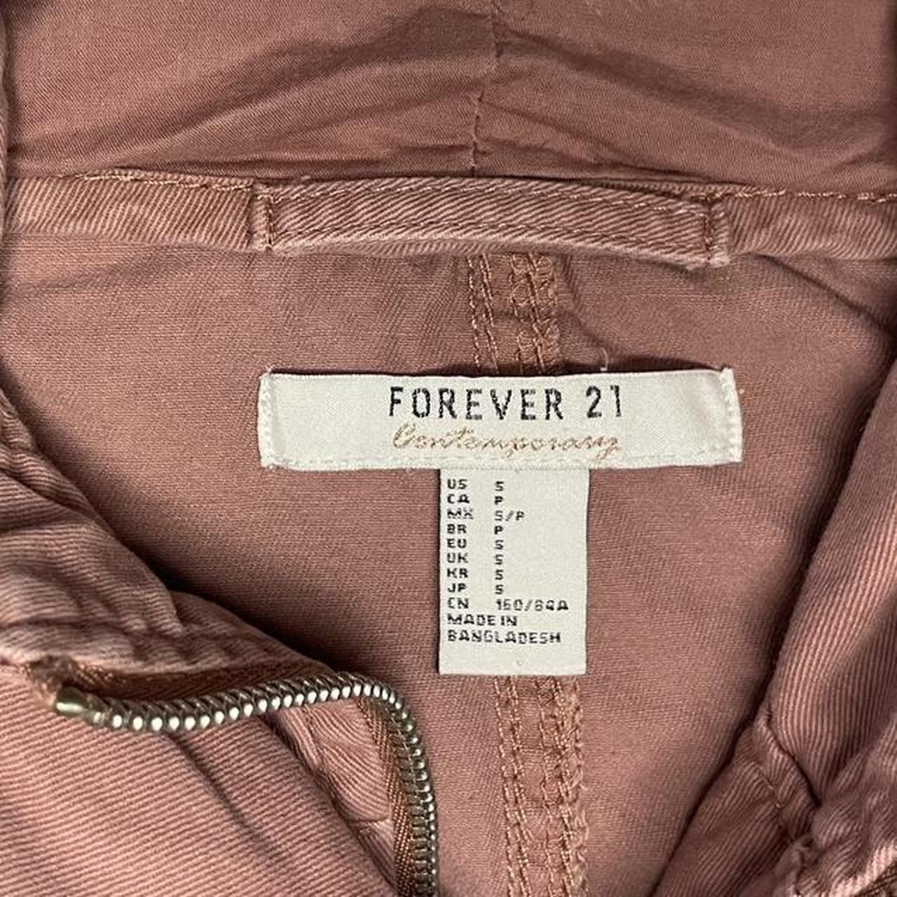 Forever 21 Pink Jacket. A longsleeve jacket with a... Depop