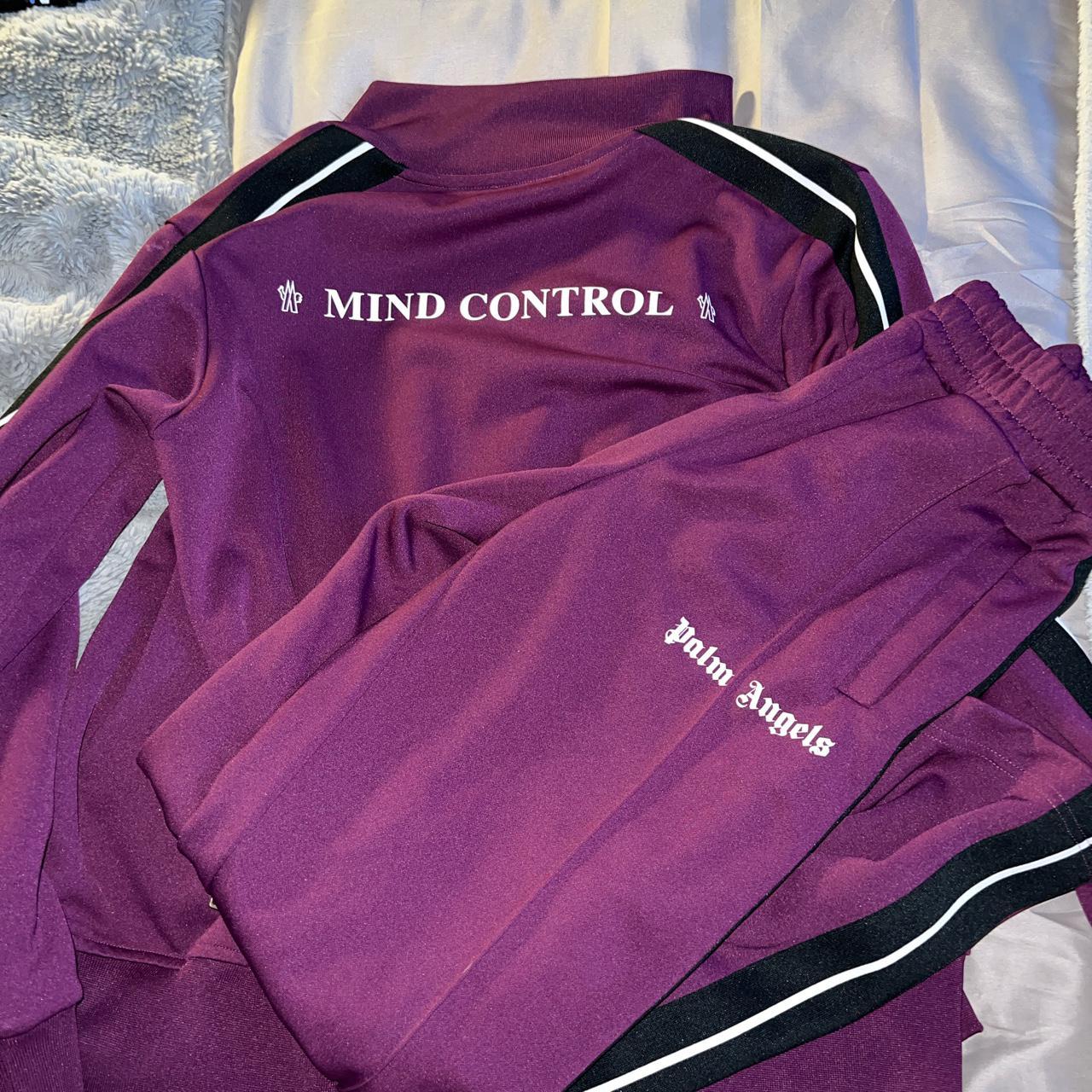 Mens moncler x palm angels tracksuit set 10/10 | Depop