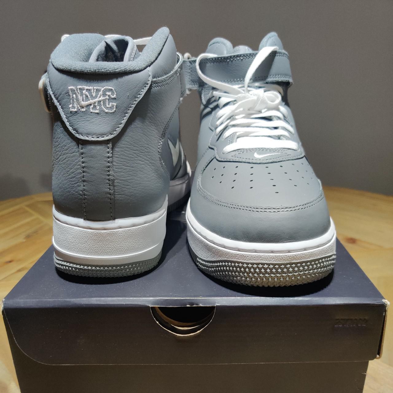 Nike Air Force 1 Mid Jewel 'NYC Men's Shoes Cool Grey