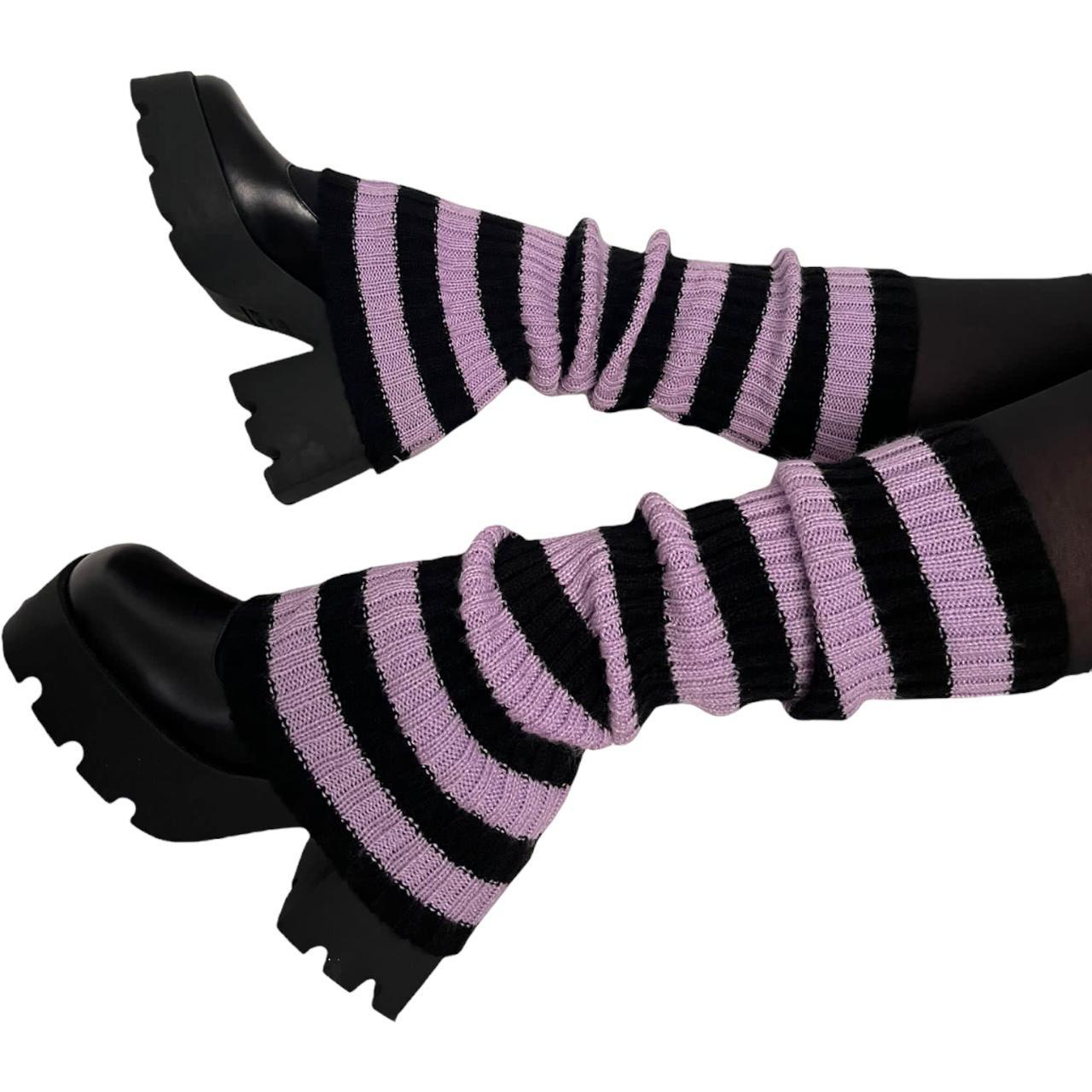 Tripp NYC Women's Purple and Black Hosiery-tights (2)