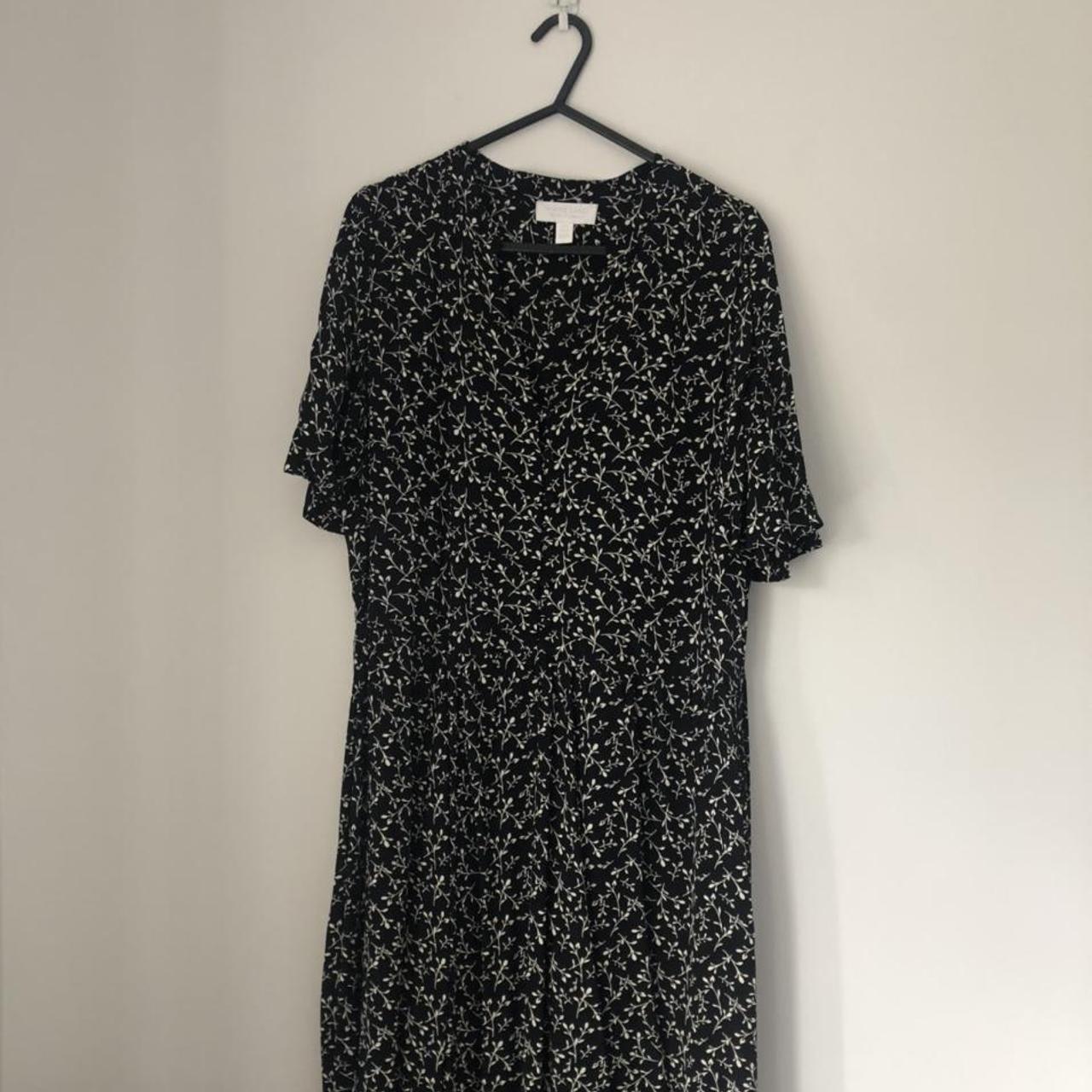 The White Company Women's Black Dress | Depop