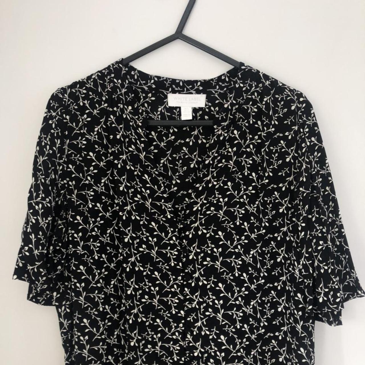 The White Company Women's Black Dress | Depop