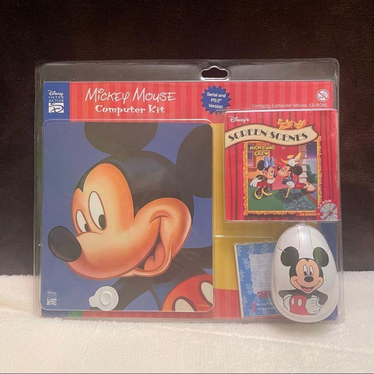 Vintage 1990 s Mickey Mouse computer kit serial and. Depop