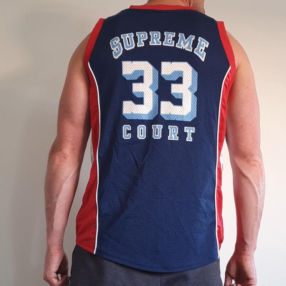 New Supreme NBA Jersey in White Size Medium S18 - Depop