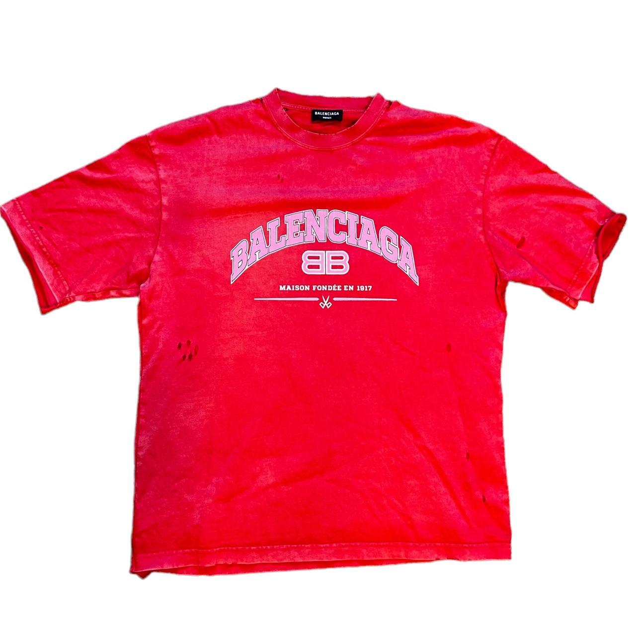 Balenciaga, Maison Balenciaga T-Shirt Red