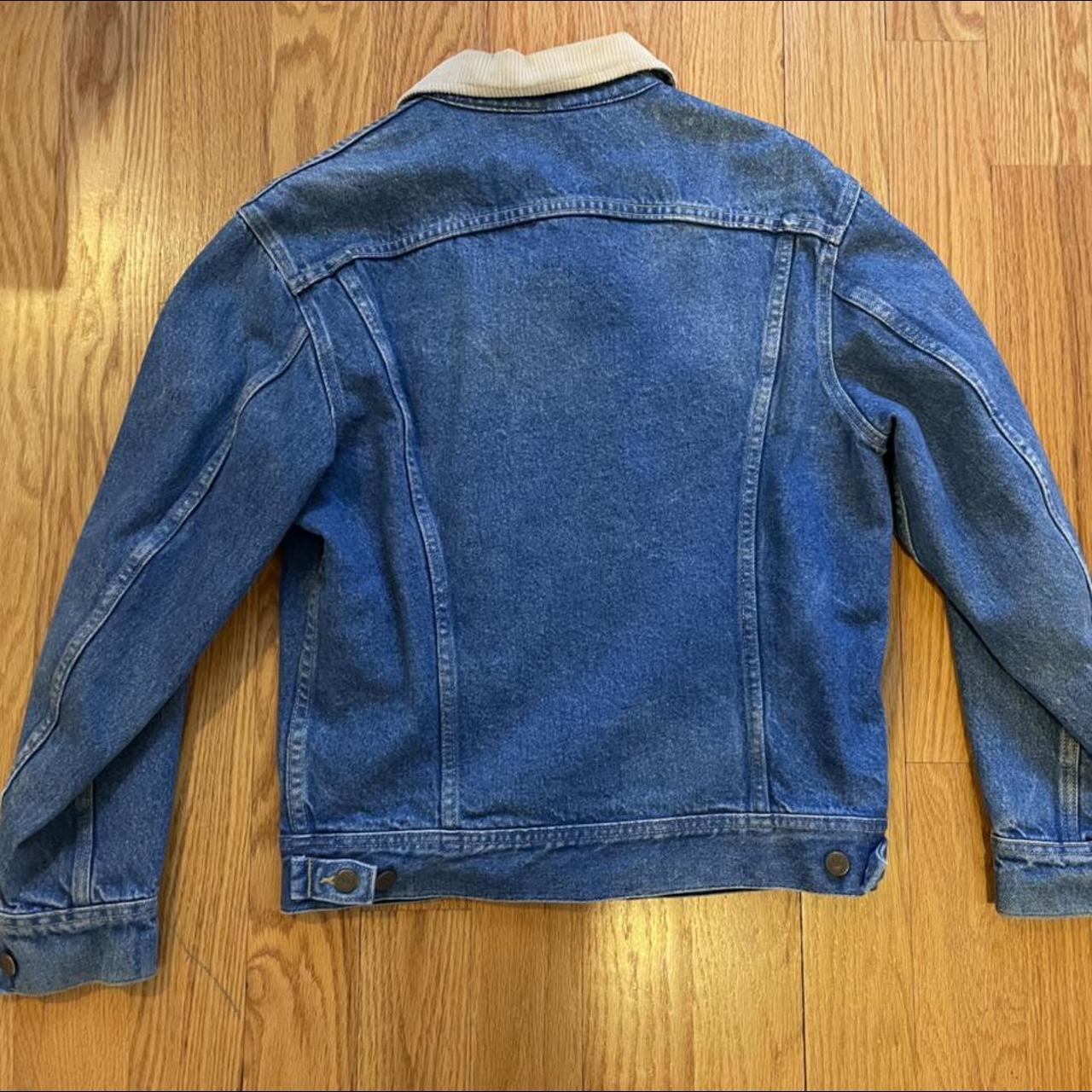 Vintage lee denim jacket mens 70s 80s Pit to... - Depop