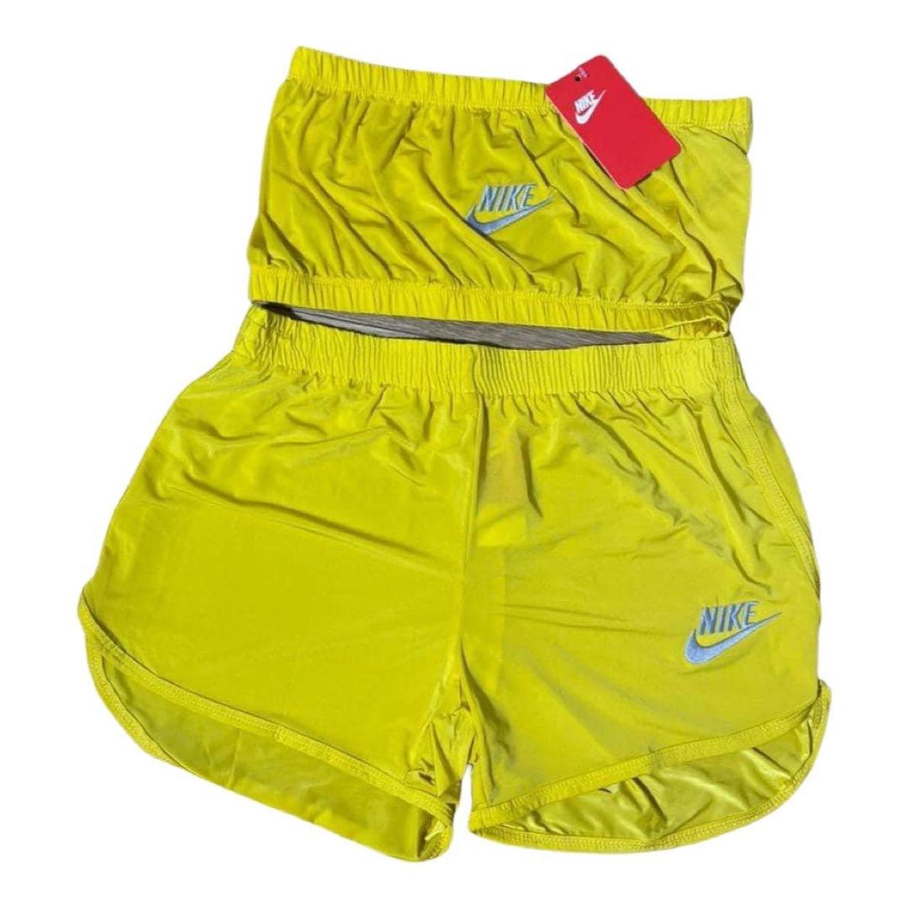 Women Nike Set Pique Bandeau Outfit Two piece... Depop