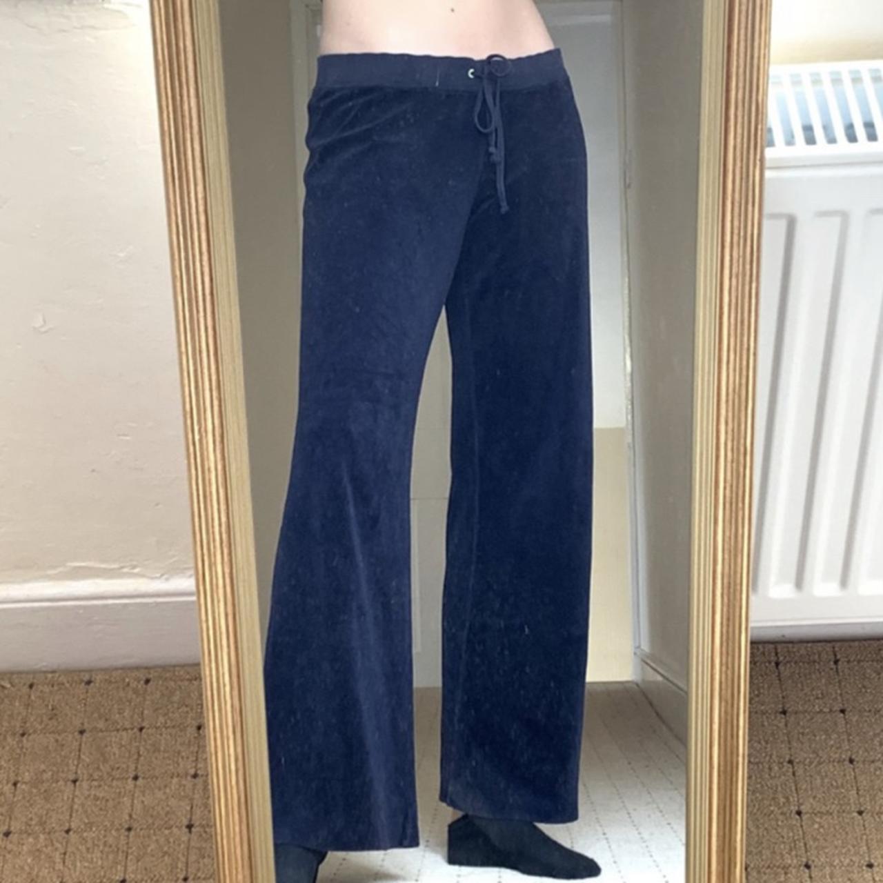 juicy couture navy blue tracksuit bottoms