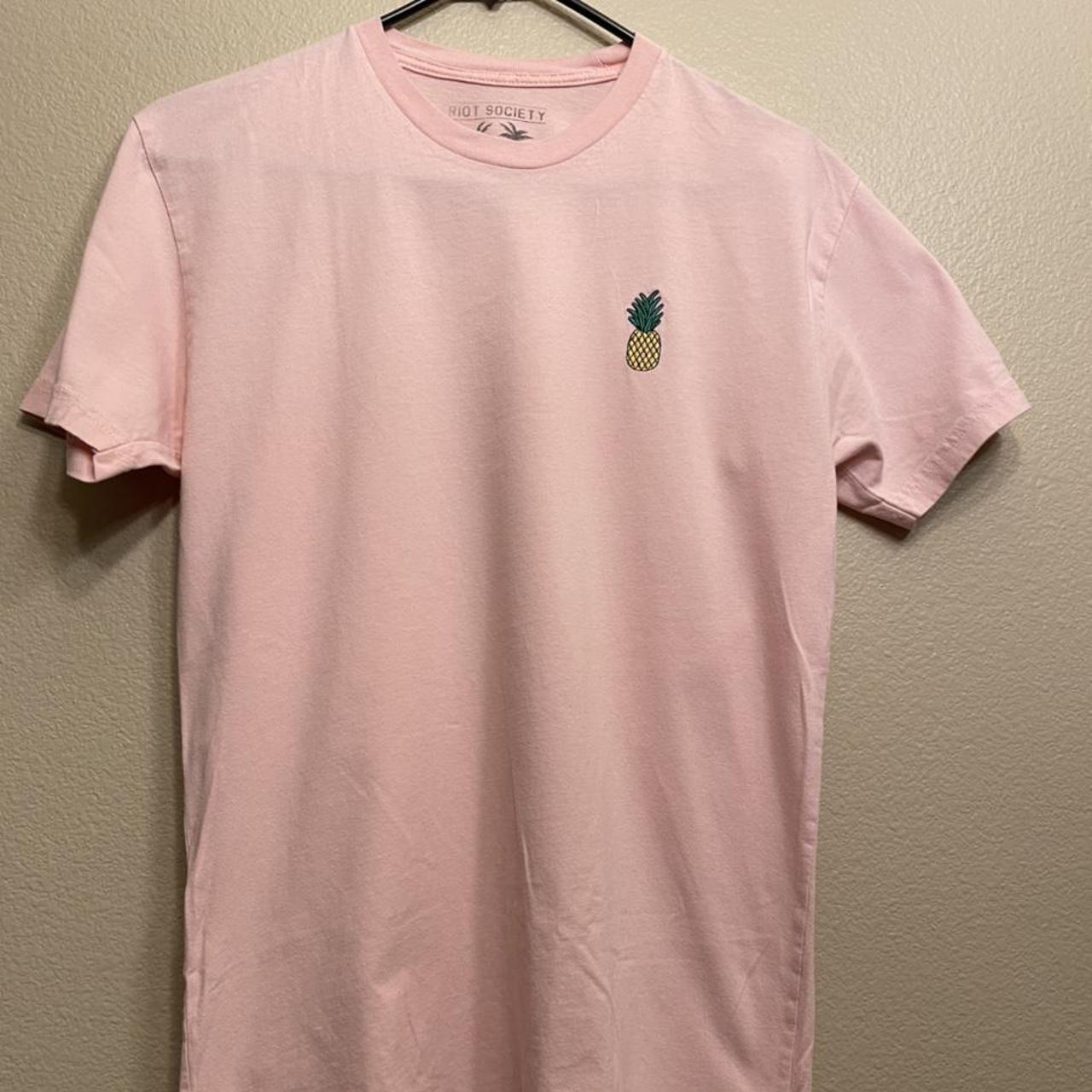 riot society pink shirt