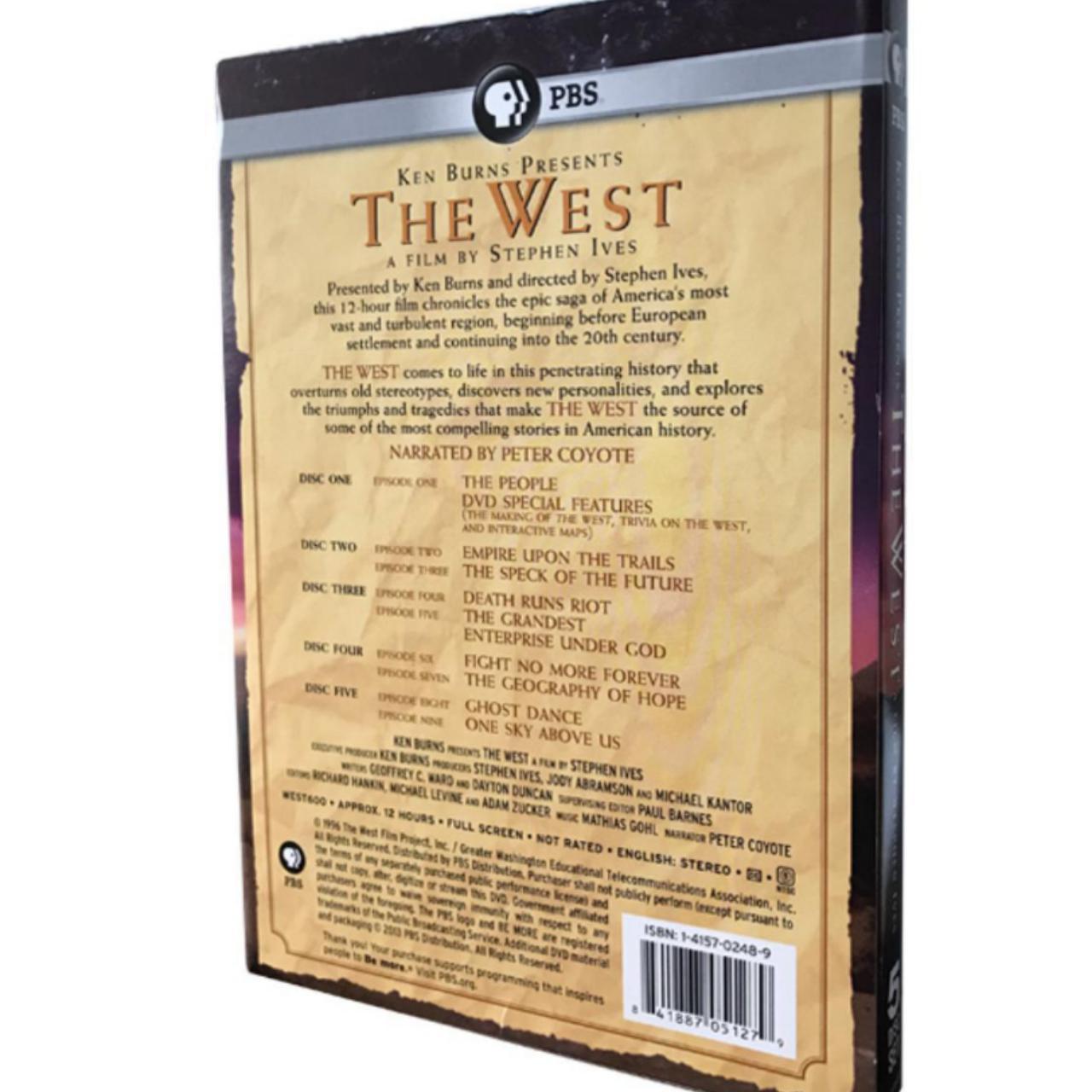 KEN BURNS PRESENTS THE WEST (DVD, 2021, 5-Disc Set)... - Depop