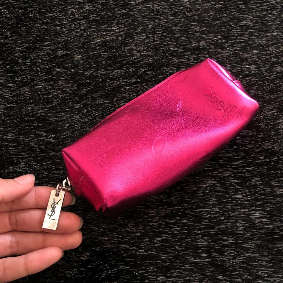 YSL Beauty Makeup Bag Pink - $148 - From Rebecca