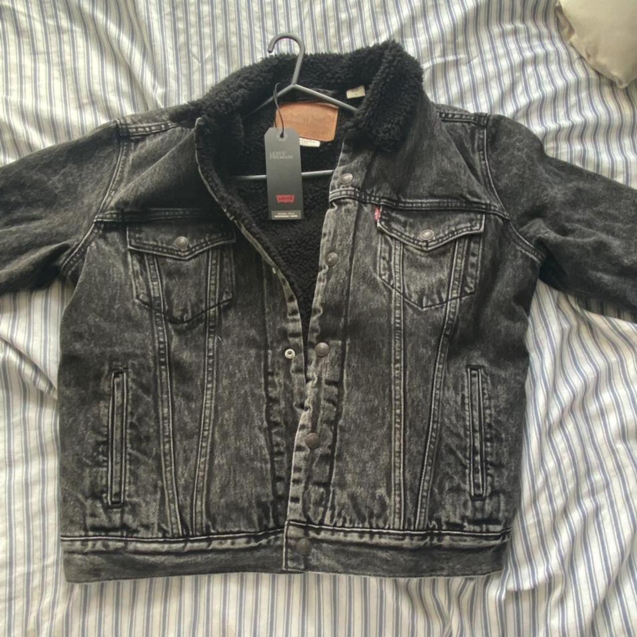 LEVIS PREMIUM Black Denim Jacket Retail price