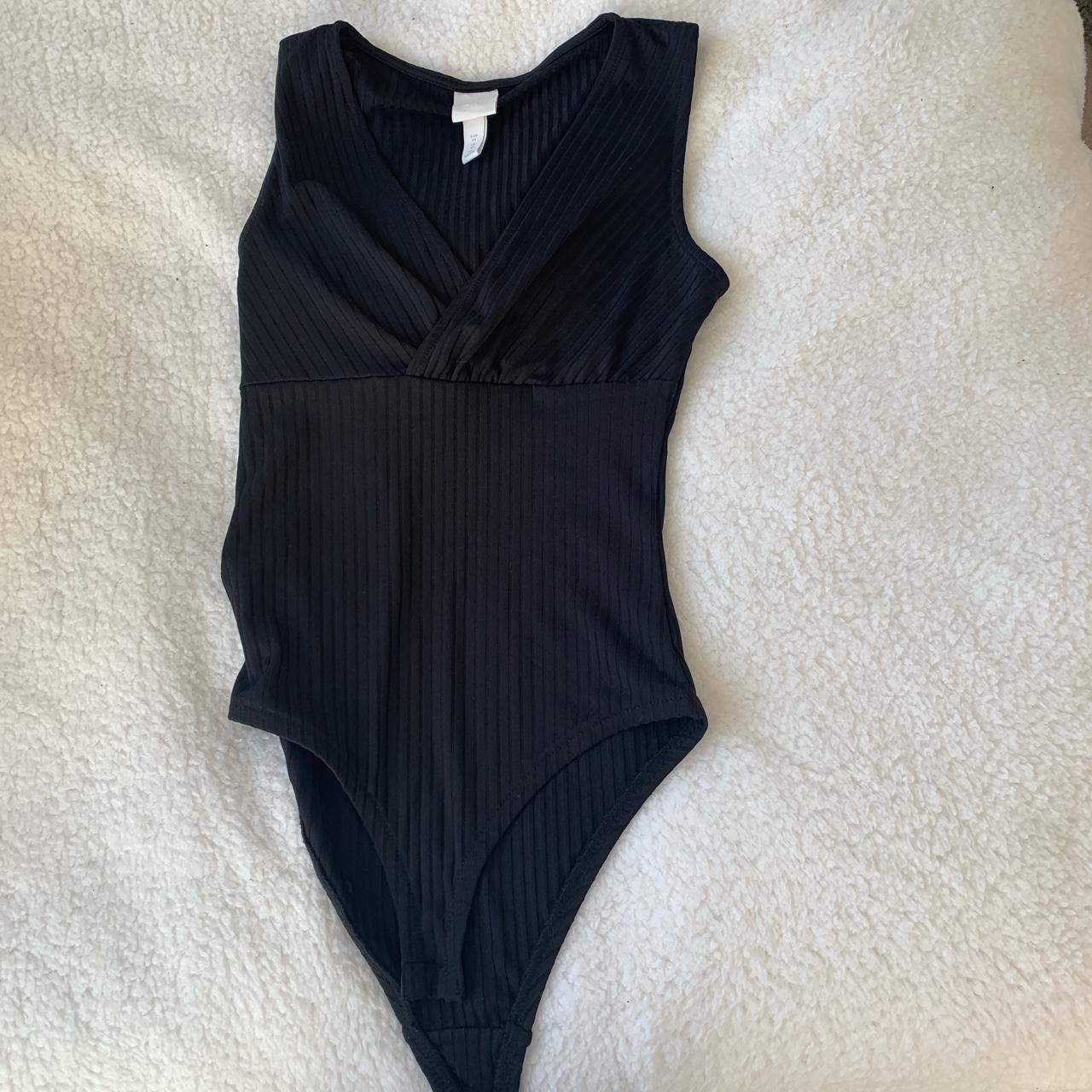 H&M bodysuit worn a few times abroad. Flattering... - Depop