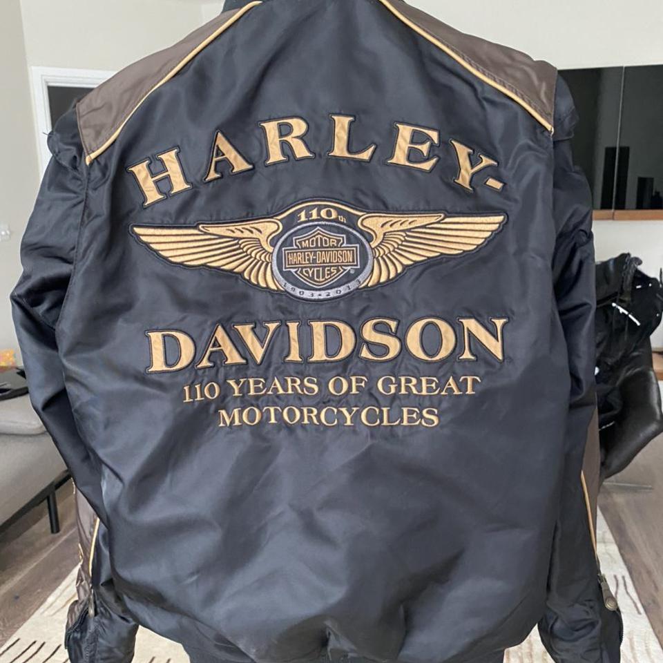 Harley Davidson legendary 110 anniversary jacket - Depop