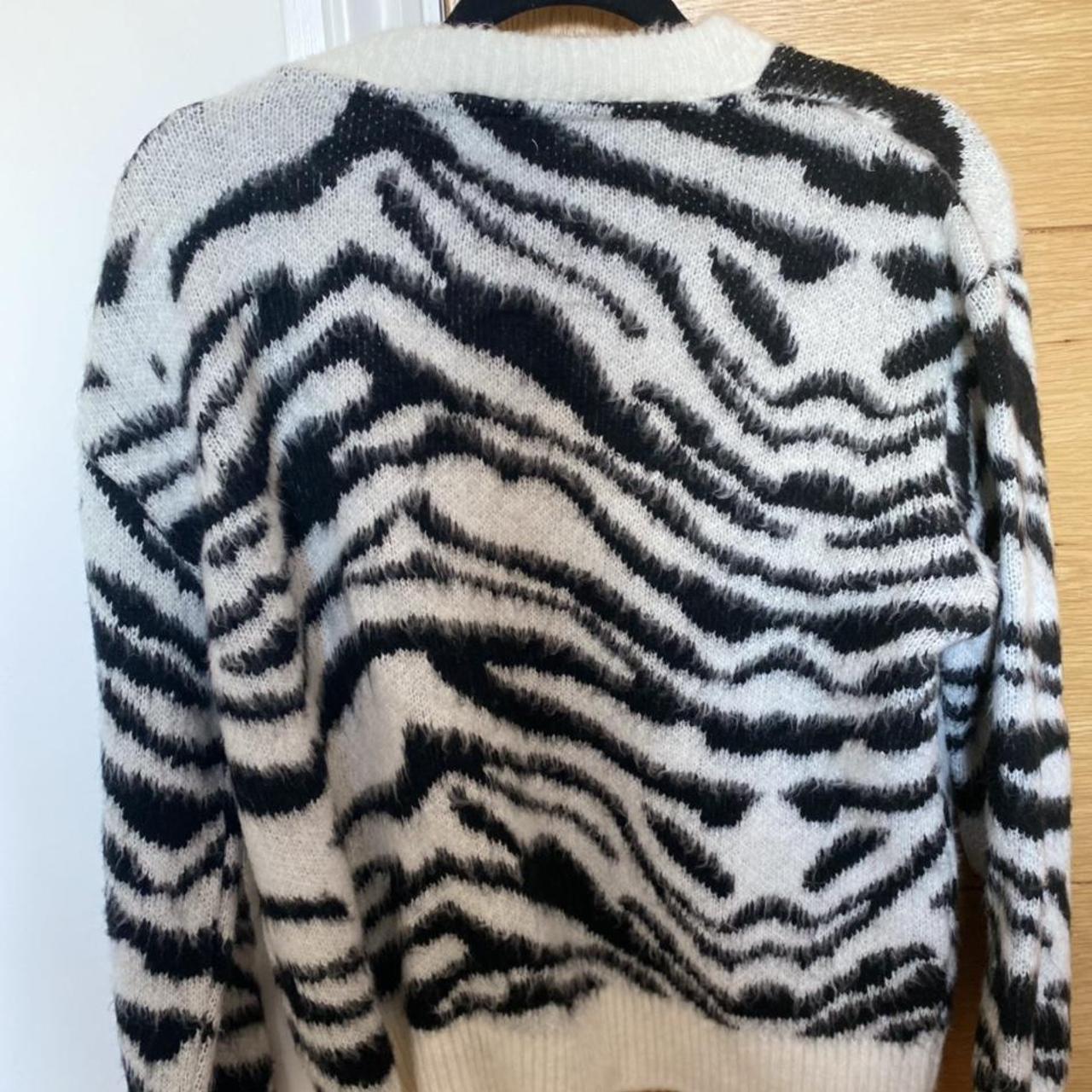 Topshop hotsell zebra sweater