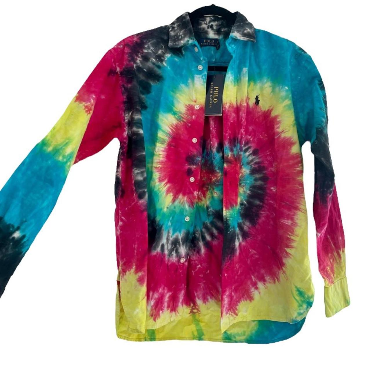 Polo ralph lauren clearance tie dye button down