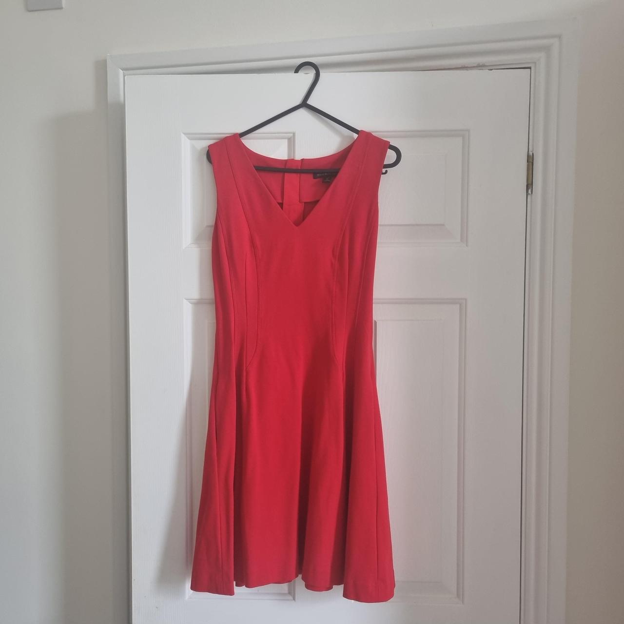 Banana Republic Red Babydoll Dress Size S Petite... - Depop