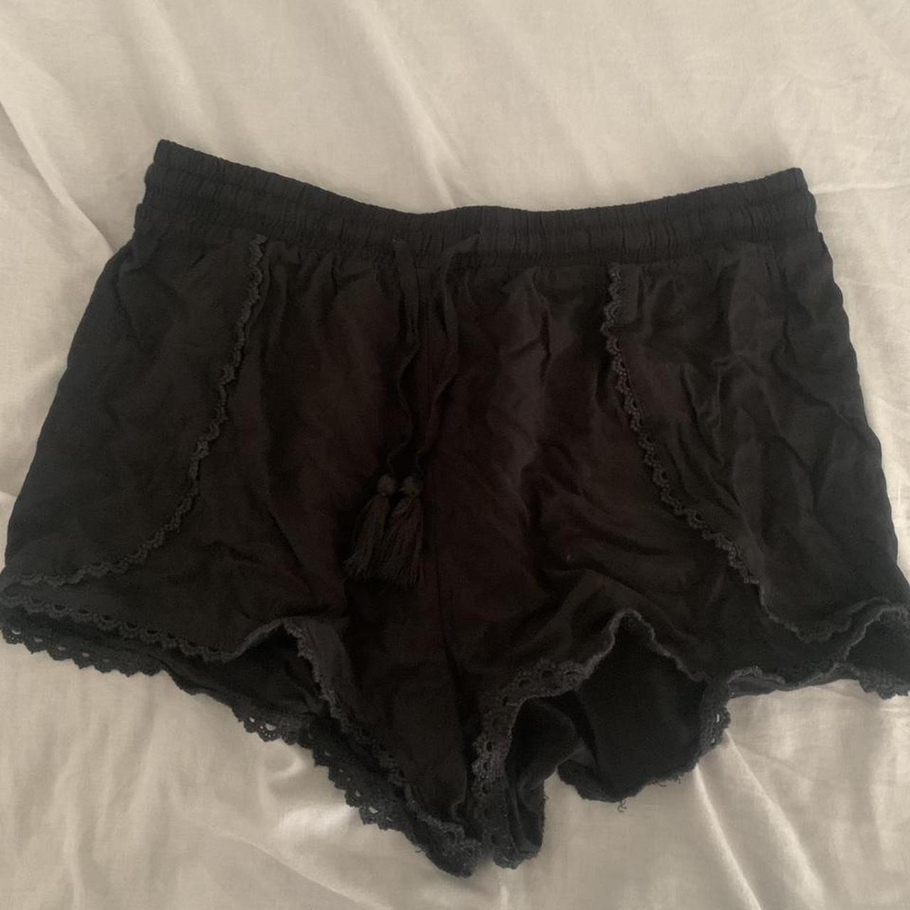 Black summer shorts from primark Size 14 Would... Depop