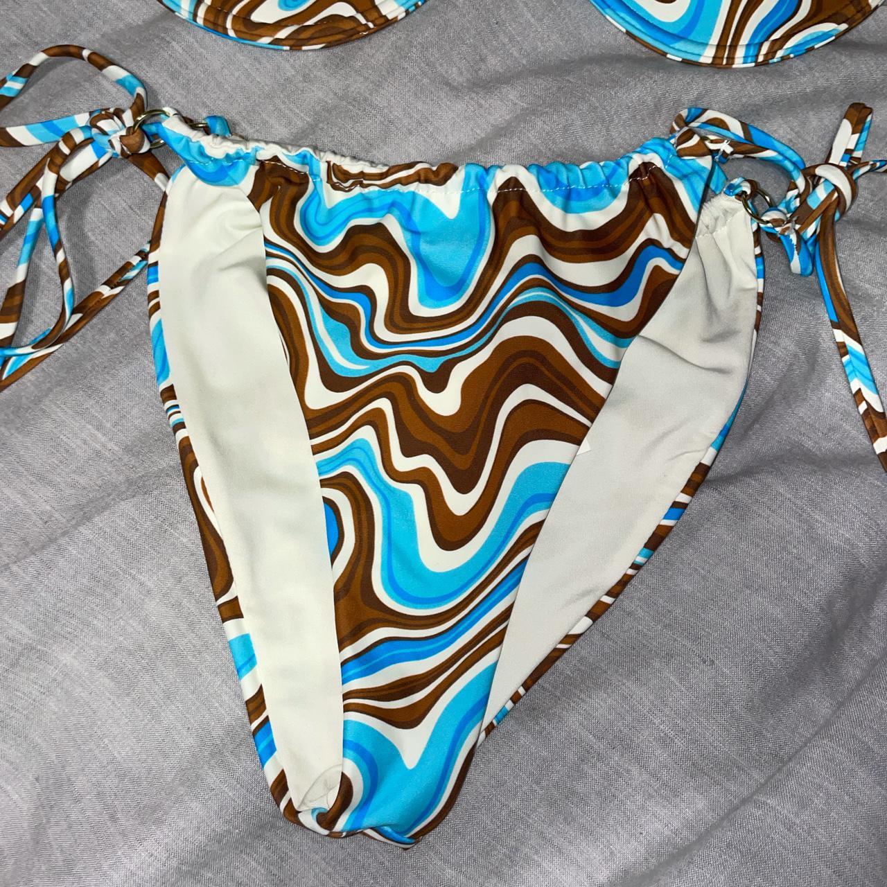 Glassons blue and brown bikini. Both size 12.... - Depop