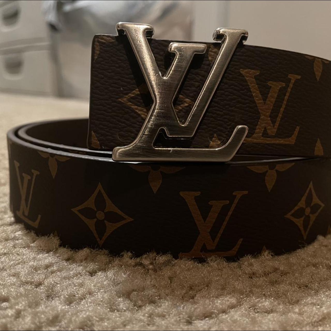 Louis Vuitton Men's belt Monogram brown Size - Depop