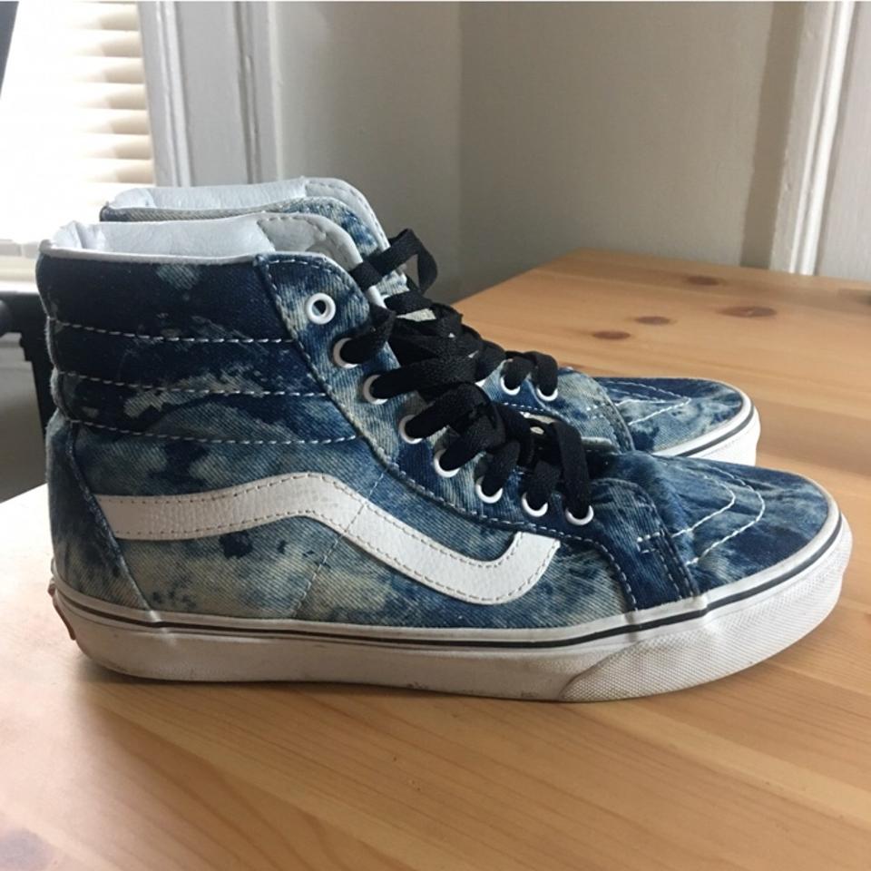 acid denim vans high top