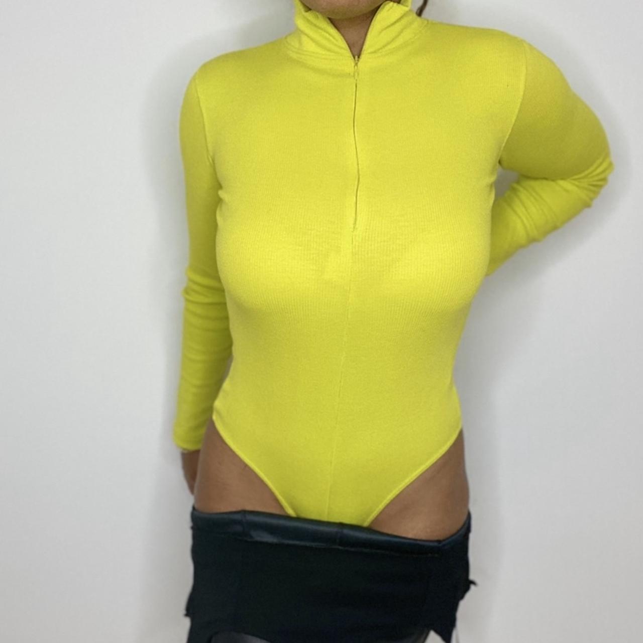 Lime green bodysuit never worn still has tag