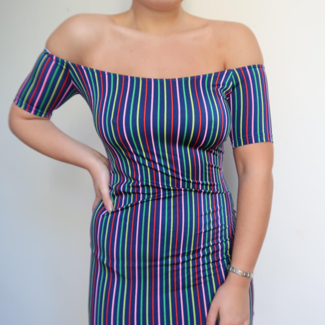 American apparel outlet striped dress