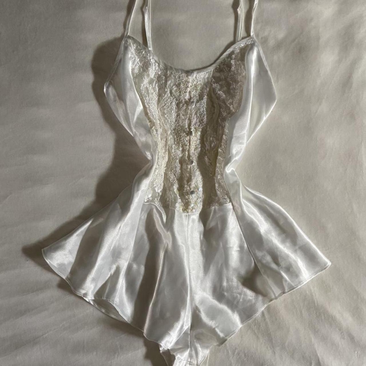 Vintage lingerie bodysuit , flexees type , by Cupid - Depop