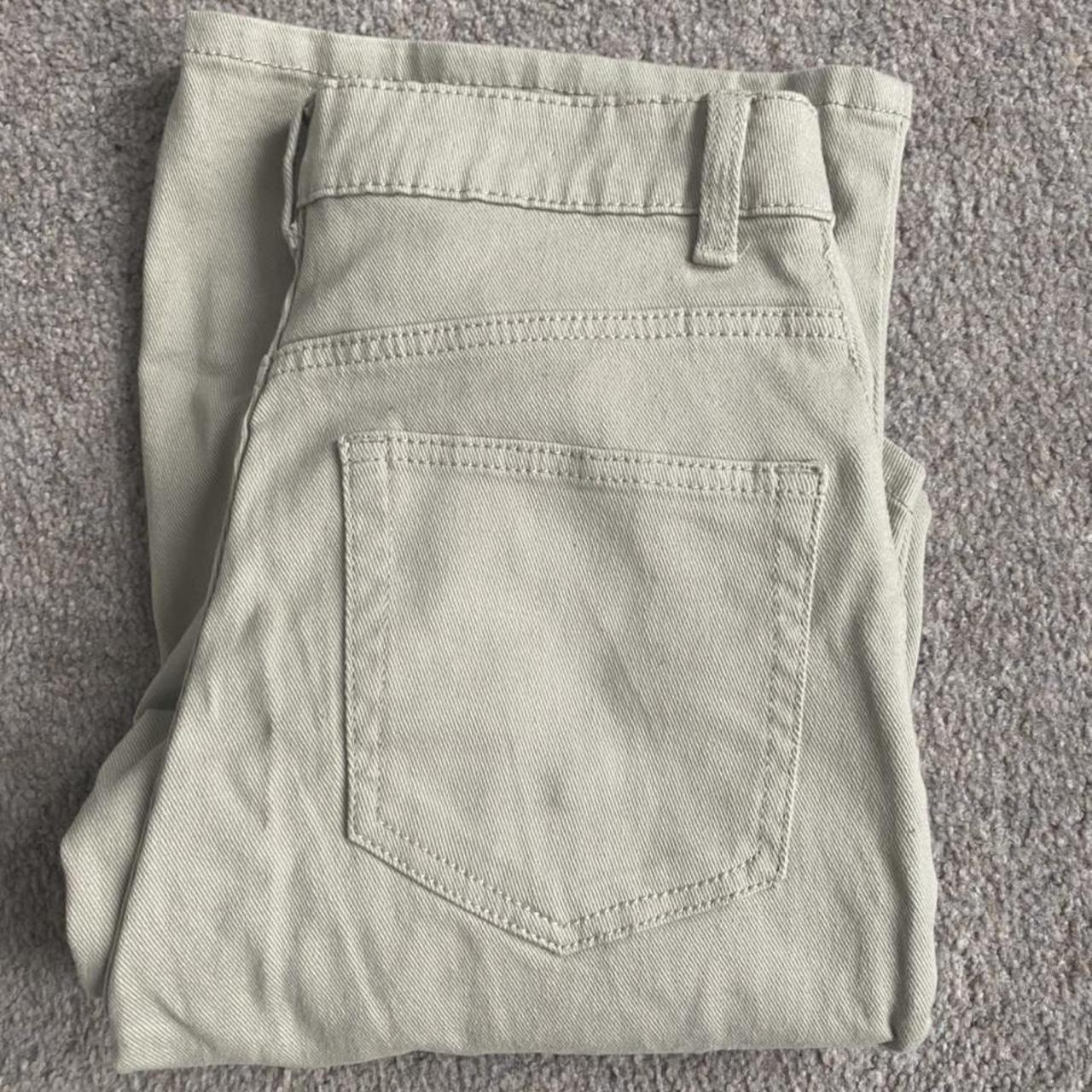 Cream H&M straight/wide leg jeans. Never been worn... - Depop