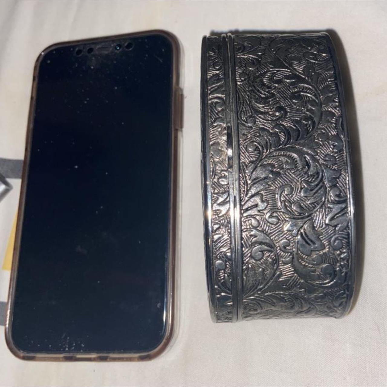 Metal small chest box / jewellery box antique box /... - Depop