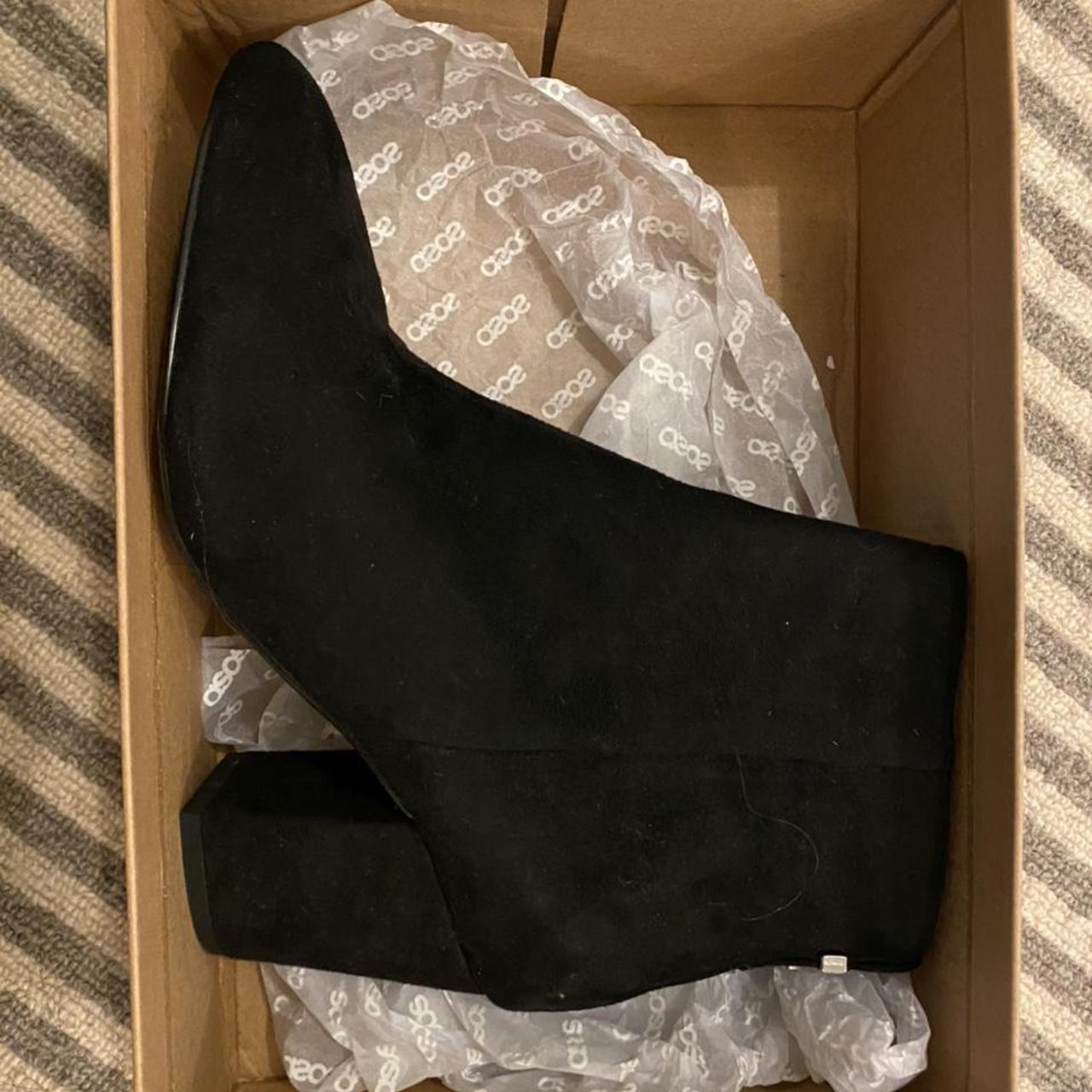 asos black ankle boots