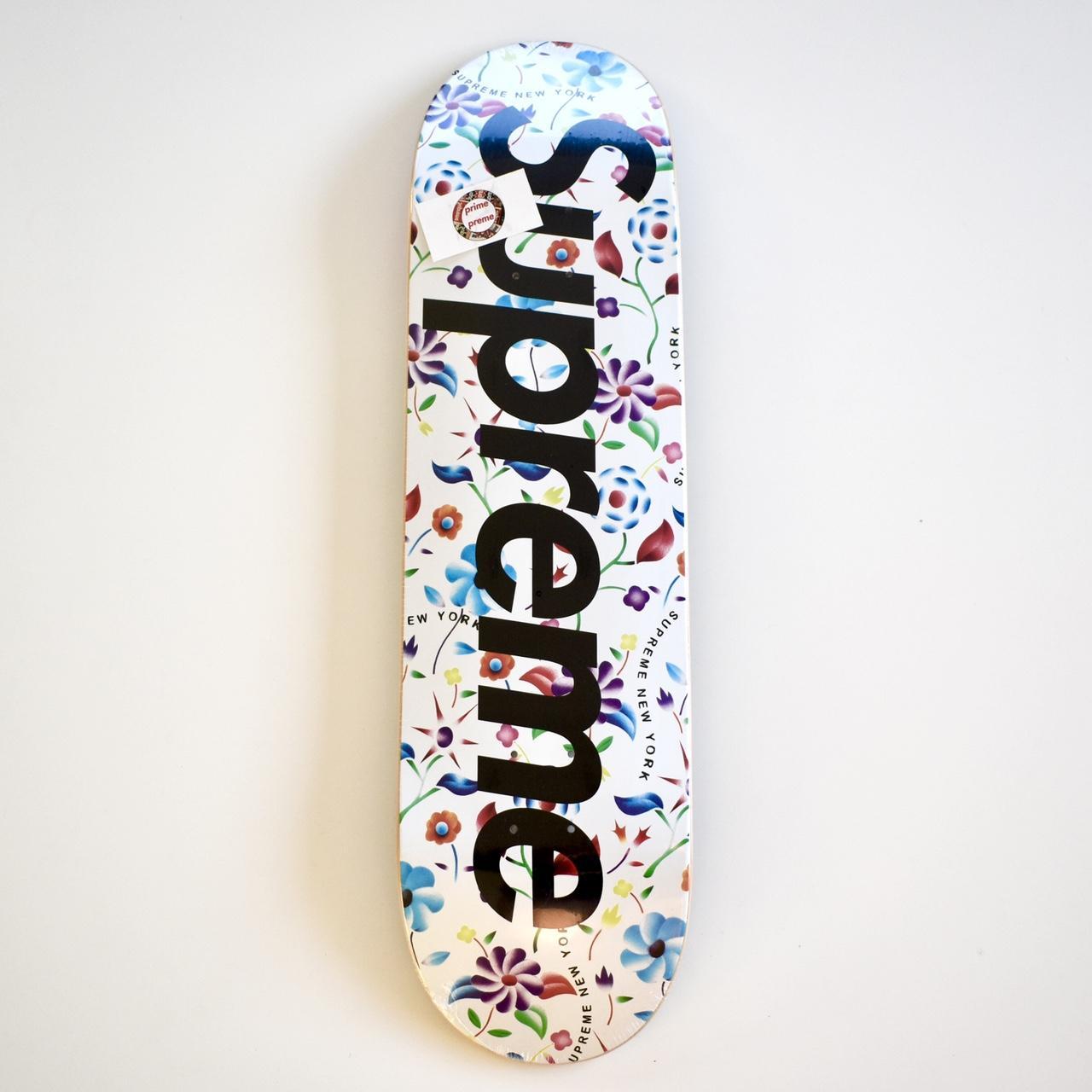 🌻 Supreme Airbrushed Floral Skateboard Deck 🌻... - Depop