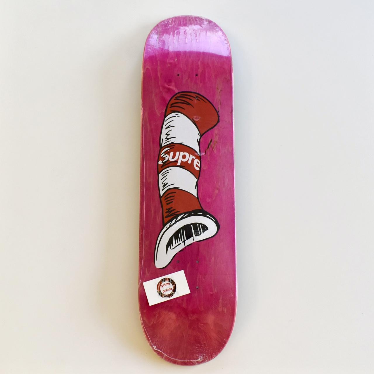 Cat in the hat supreme skateboard hotsell