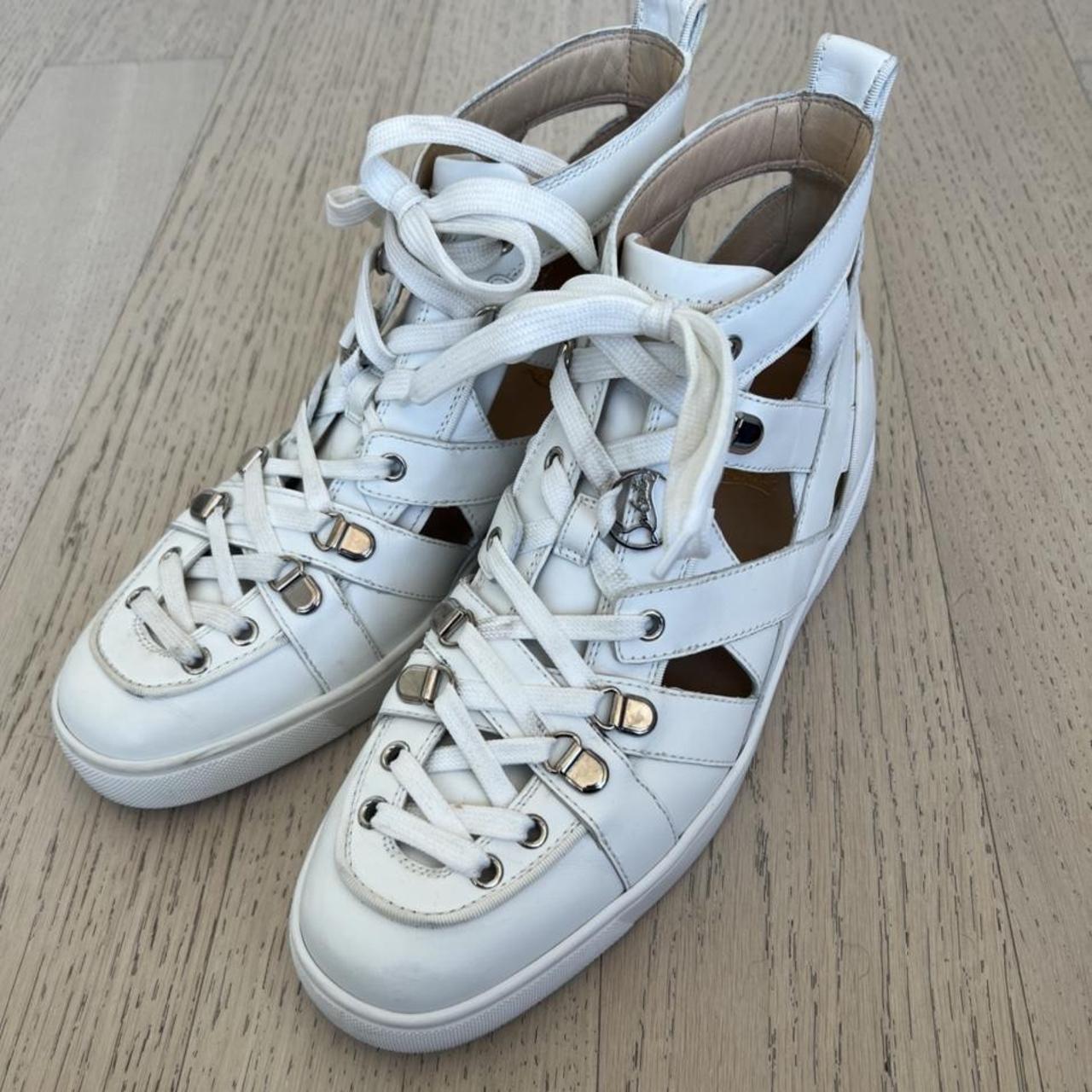 Men's Christian Louboutin White Sneakers & Athletic Shoes