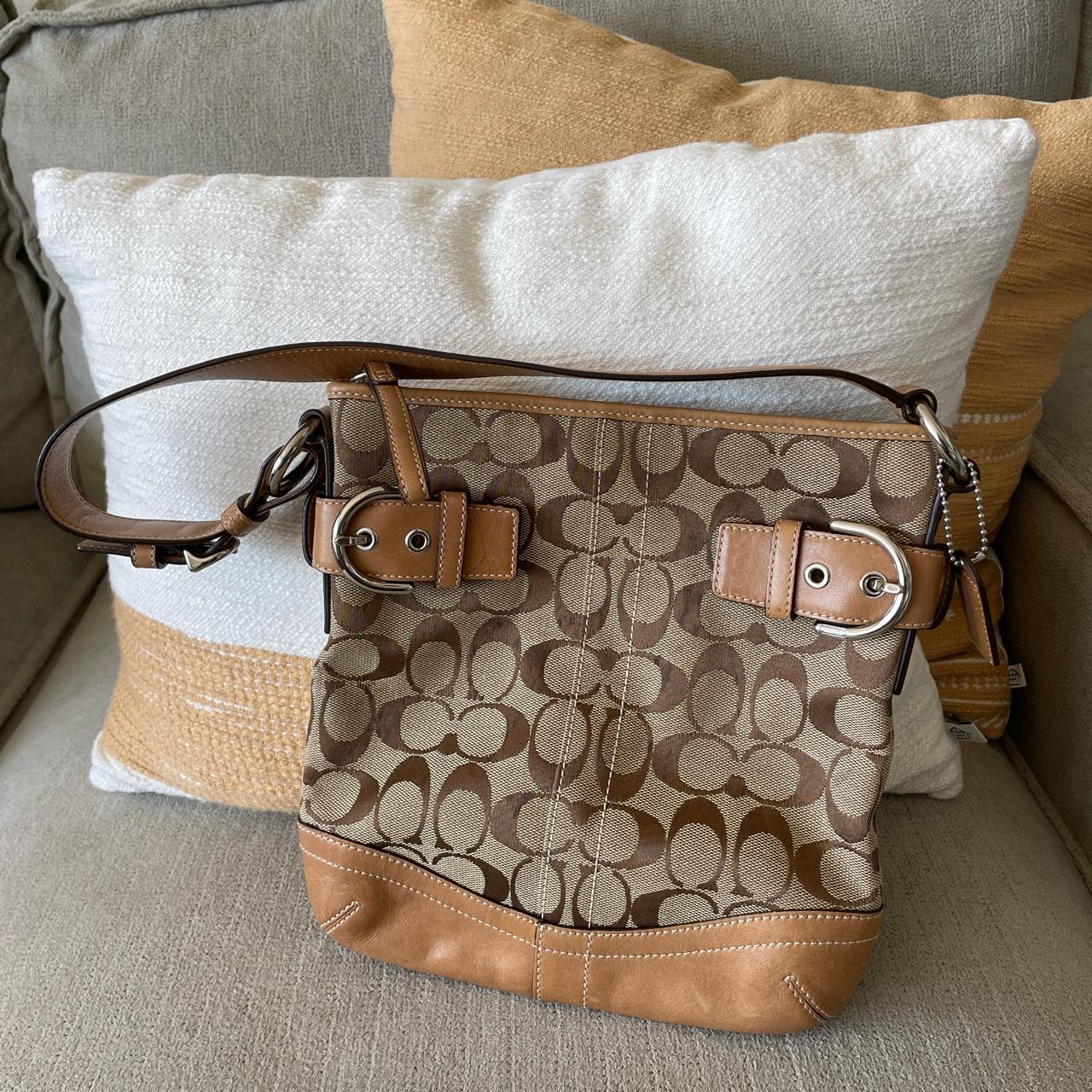 Coach Monogram Shoulder Purse or Crossbody Purse in - Depop