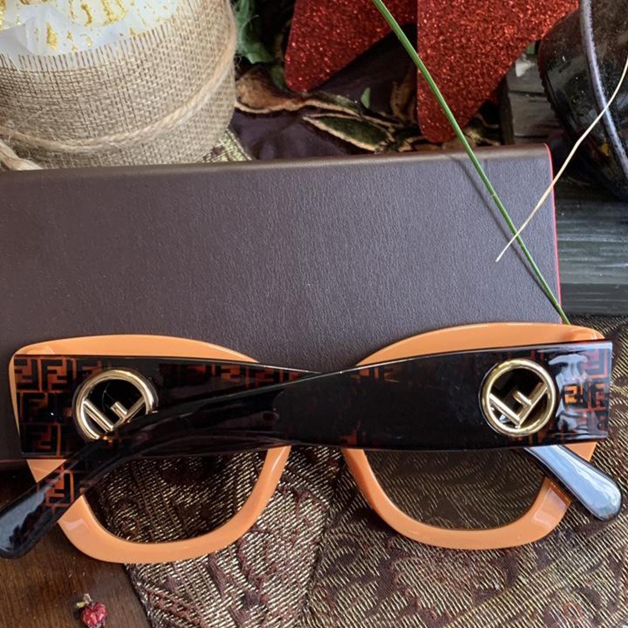 Fendi, Accessories, Authentic Fendi 52mm Cat Eye Logo Acetate Sunglasses