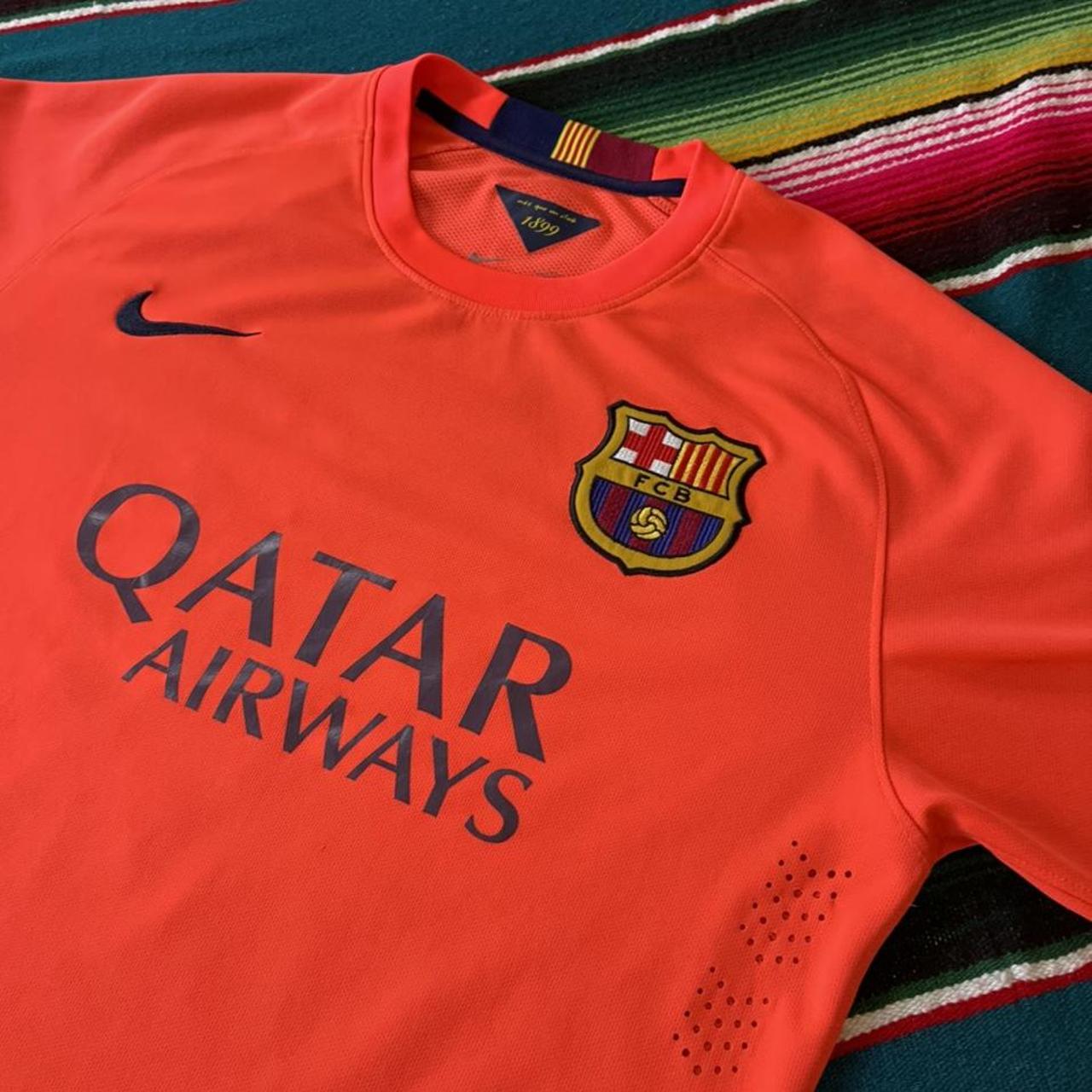 Barcelona Lionel Messi soccer jersey Qatar - Depop